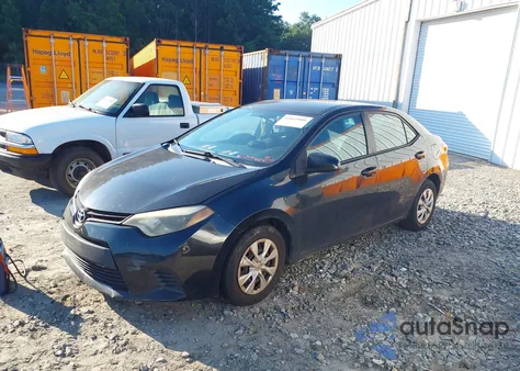2015 Toyota Corolla L from USA, damaged, VIN 2T1BURHE0FC232615